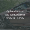 The Ogden discount rate has been reduced